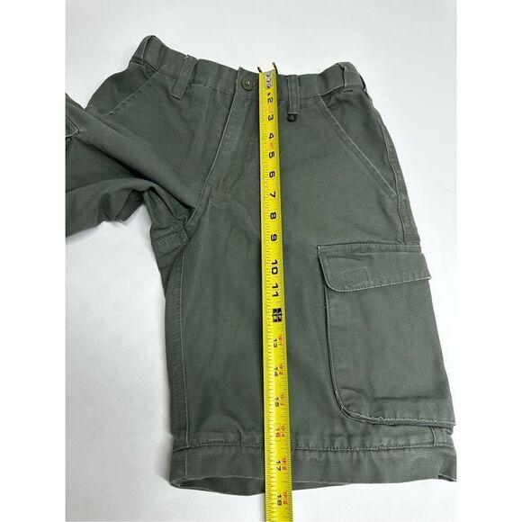 Boy Scout Shorts Youth Size 8 Uniform Canvas Green Cargo Cotton/Polyester *Notes - Picture 7 of 10